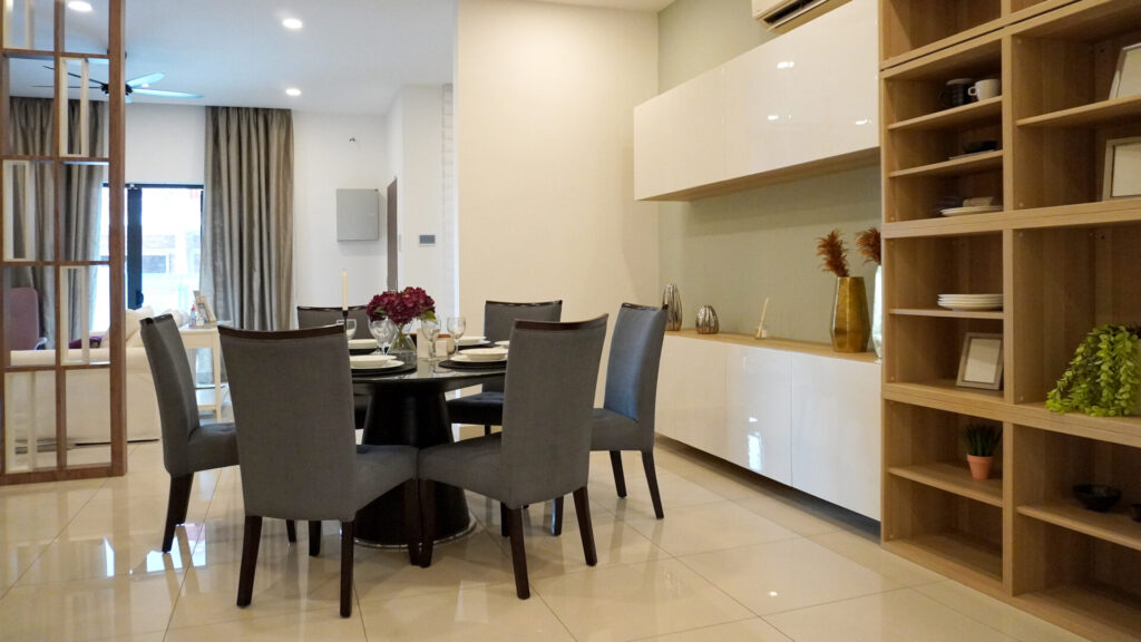 Seri Meranti showhouse dining area at Bandar Seri Botani, Ipoh