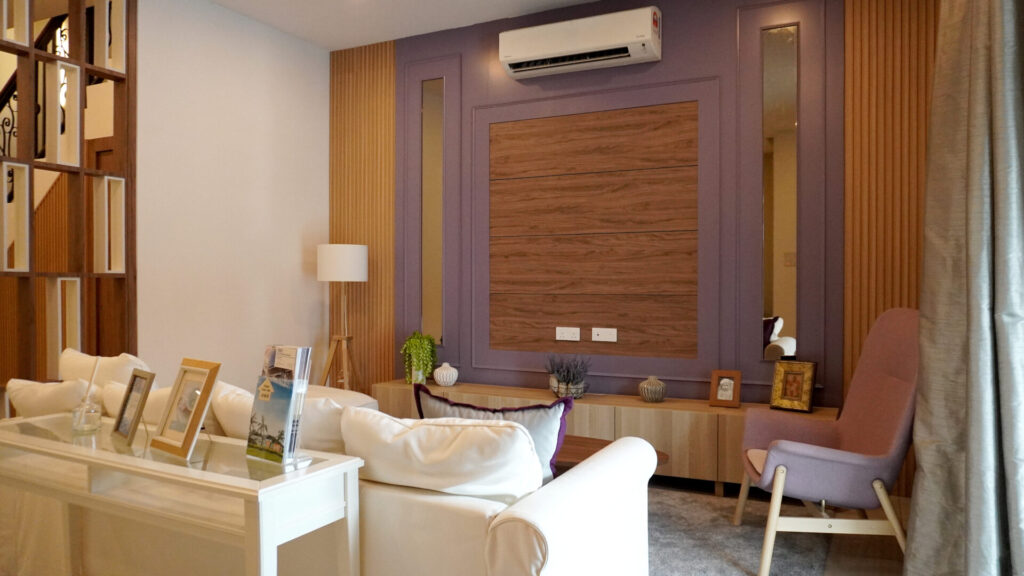 Seri Meranti showhouse living room at Bandar Seri Botani, Ipoh